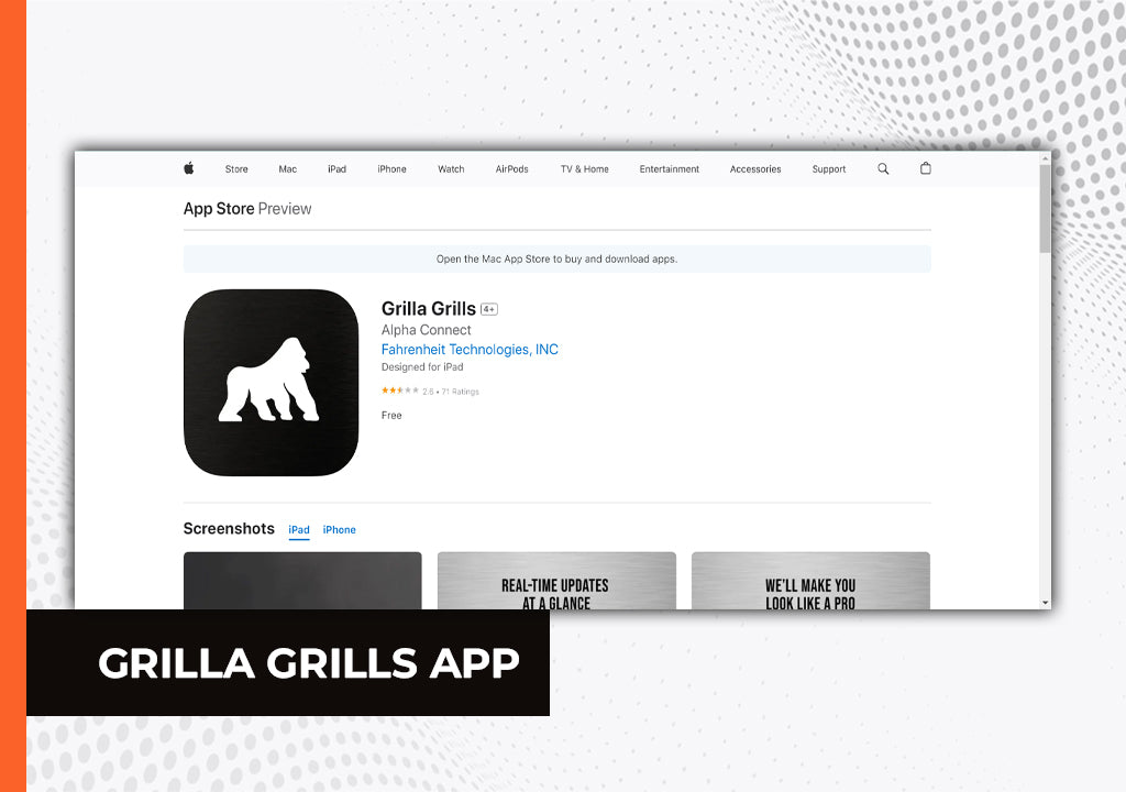 aplicación para iPhone grill grills