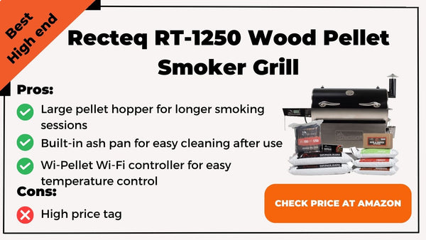Recteq RT-1250 Wood Pellet Smoker Grill