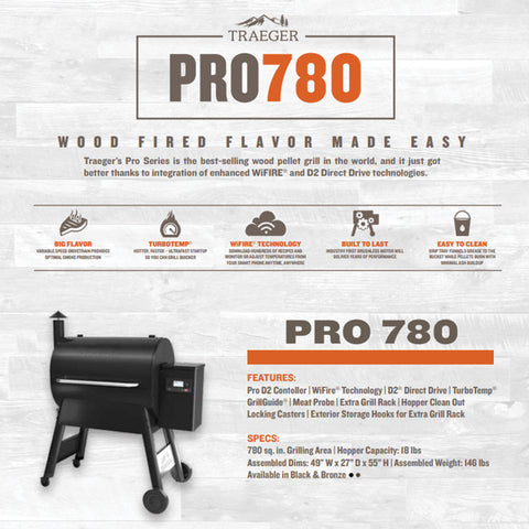 TRAEGER PRO 780 Overview