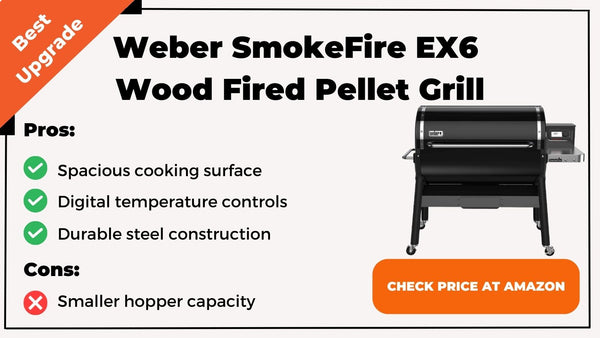 Parrilla de pellets de leña Weber SmokeFire EX6