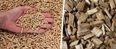 Wood Pellets Same as Wood Chips