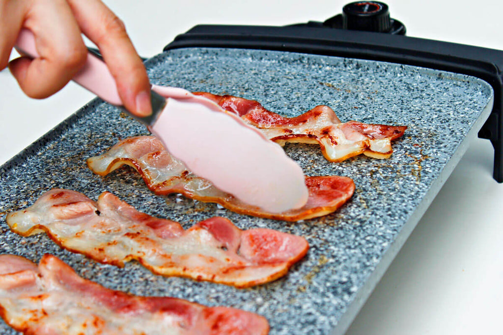 Bacon on Atgrills indoor electric griddle