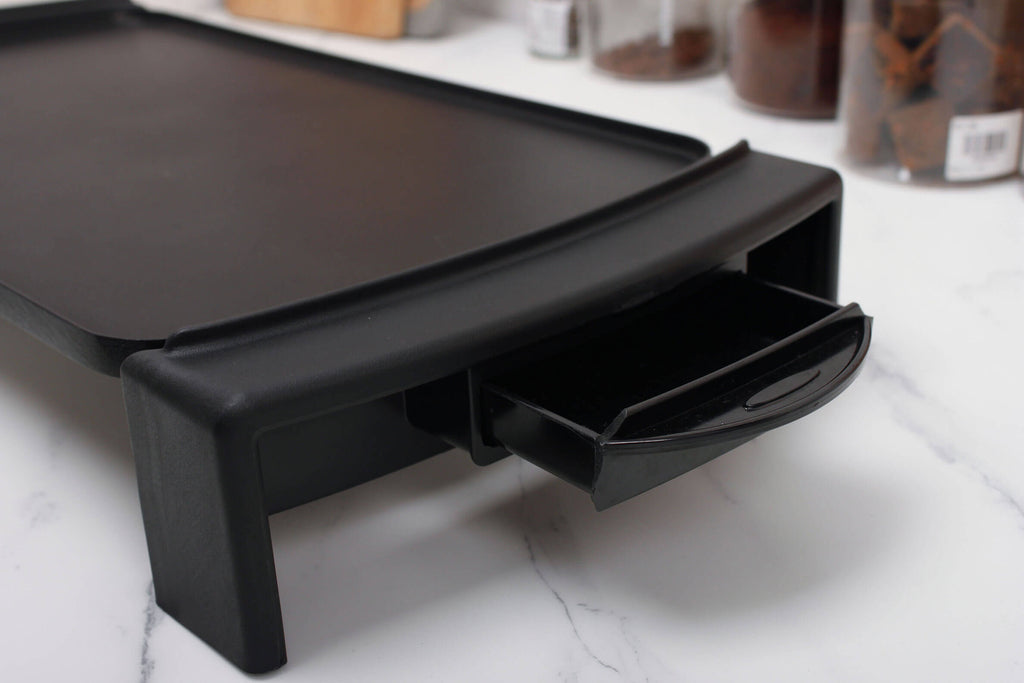 Black indoor electric griddle