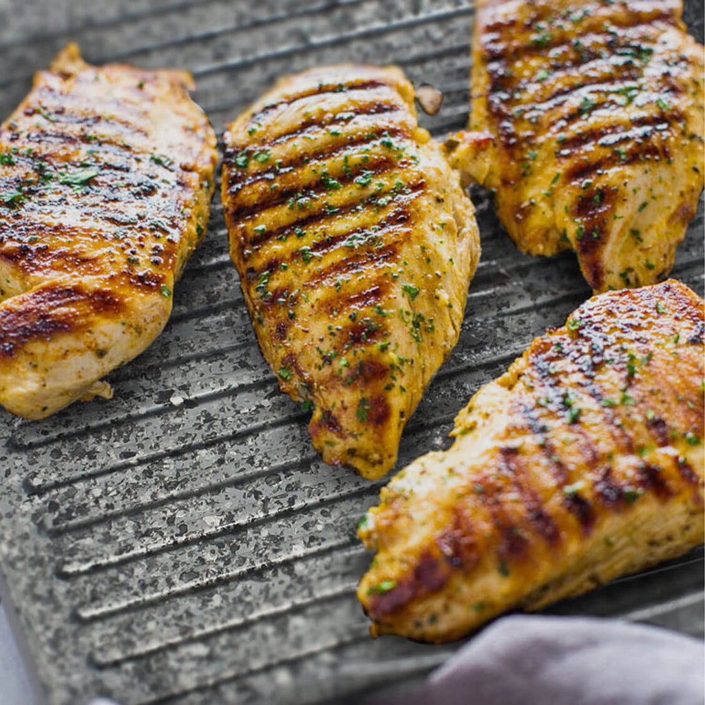 Chicken breast on Atgrills indoor electric grill