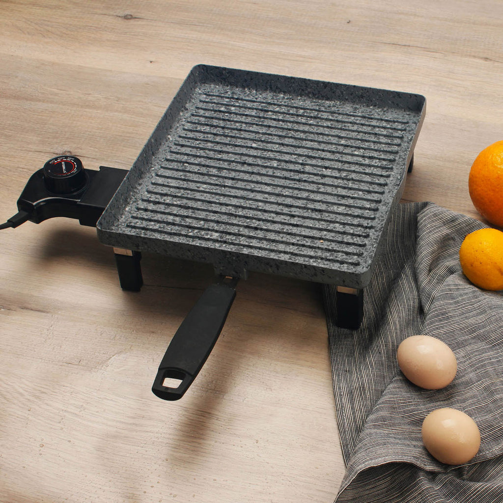 Electric grill pan