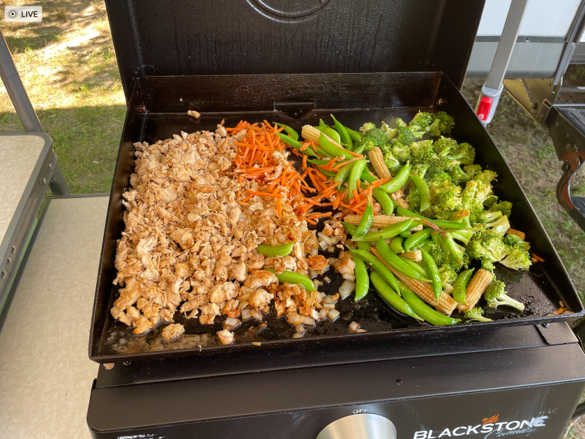 Fried Rice on a Grill