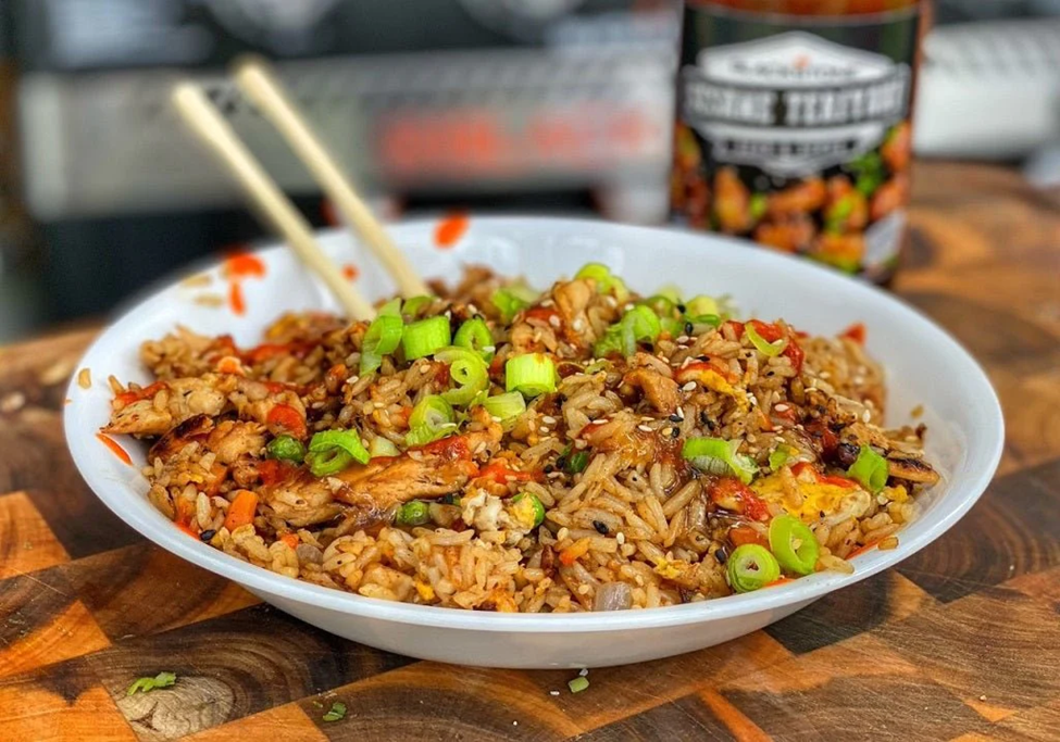 Blackstone Chicken Fried Rice