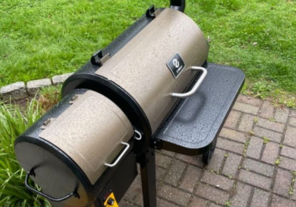 using Traeger grill in the Rain