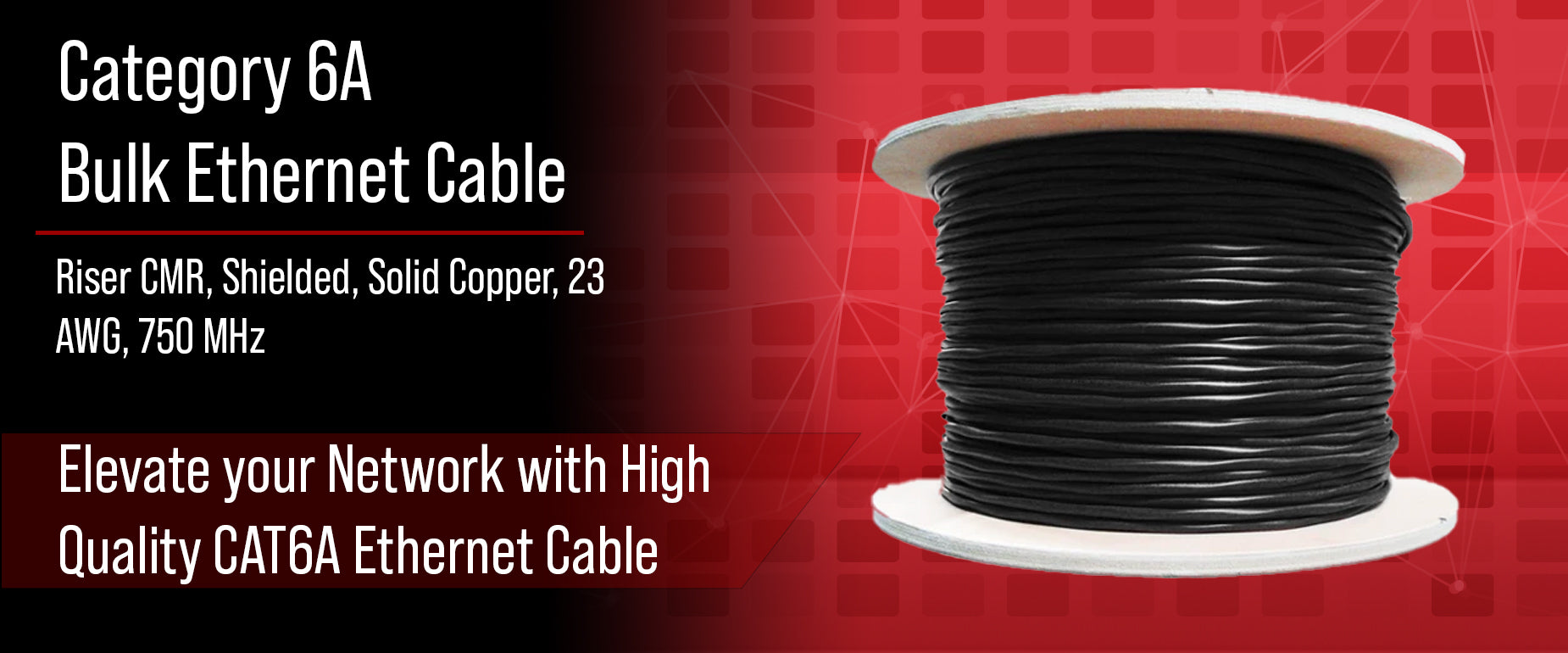 CAT6A Riser Shielded Bulk Cable