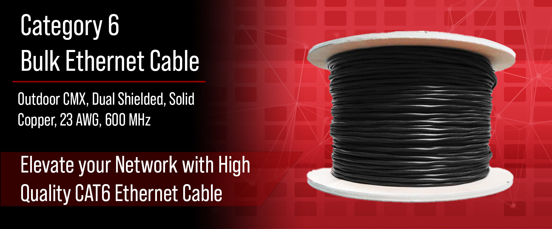 CAT6 Dual Shielded Bulk Cable