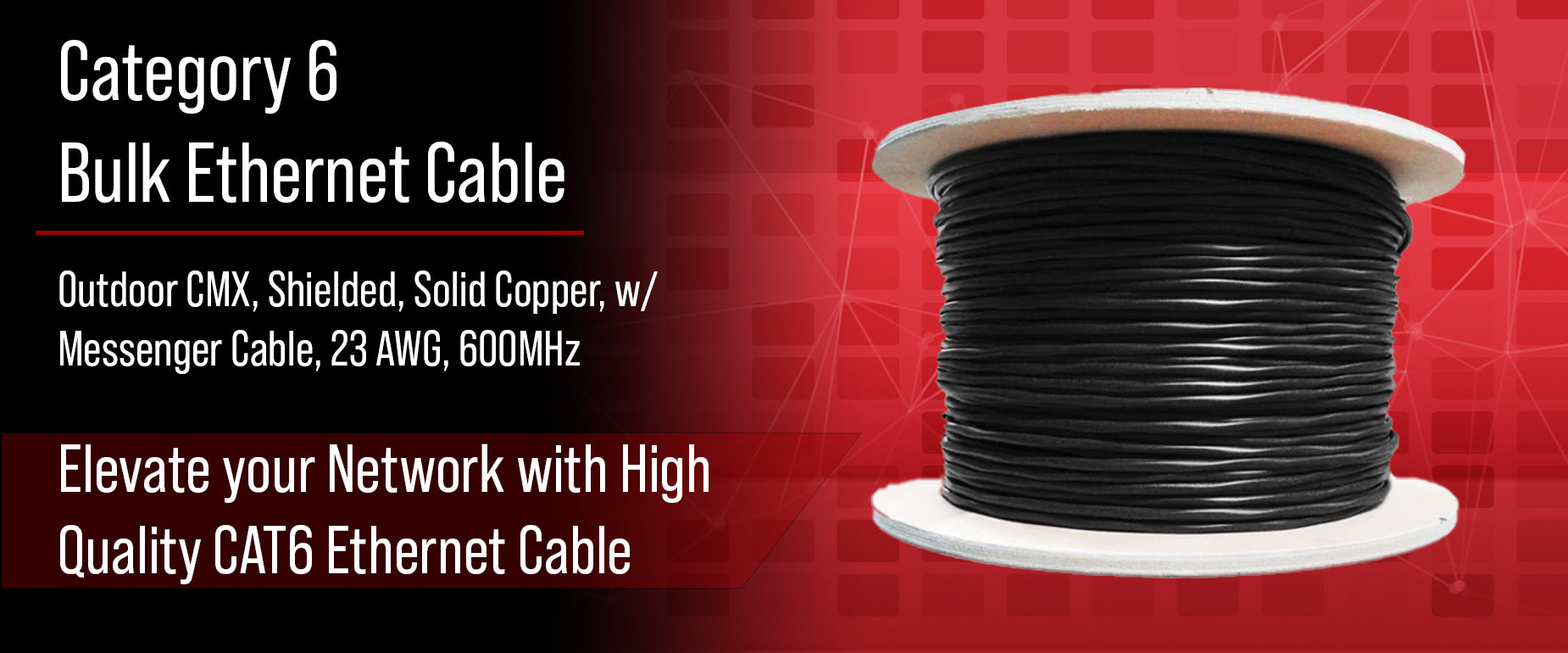 CAT6 Shielded Aerial Cable