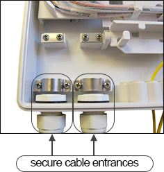 Wall Mounted, Plastic Fiber Distribution Unit