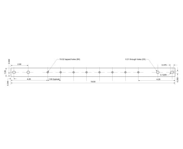 Rack Mount Bus Bar Kit