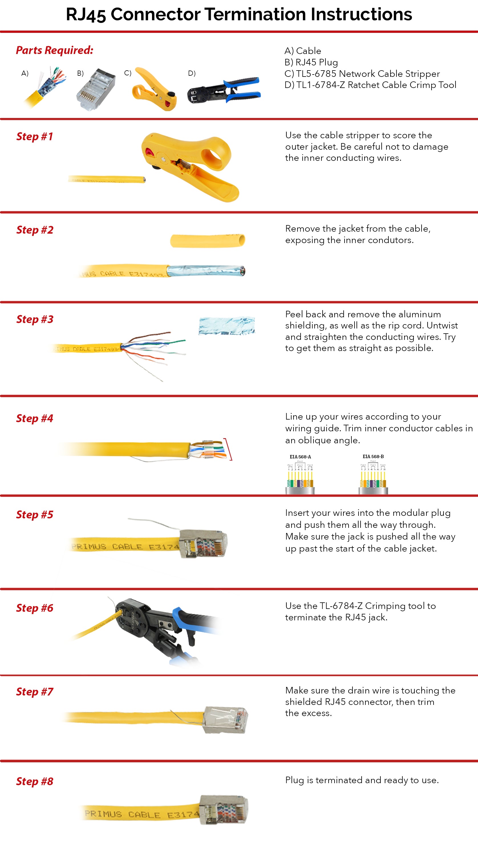 How to make RJ45 cable - Inst Tools