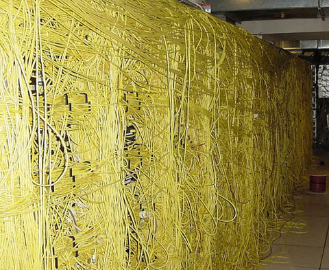 Mess of "Spaghetti" Cables