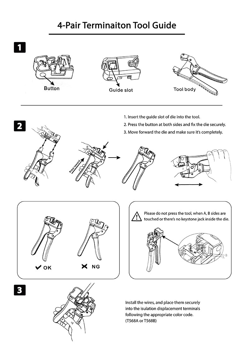 Punch Down Tool Instructions
