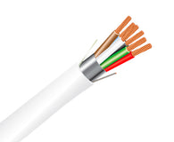 CAT6 Outdoor Bulk Ethernet Cable, Direct Burial Shielded Solid Copper, 23  AWG