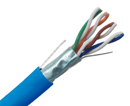CAT5E Shielded Plenum Bulk Ethernet Cable, 1000Ft — Primus Cable