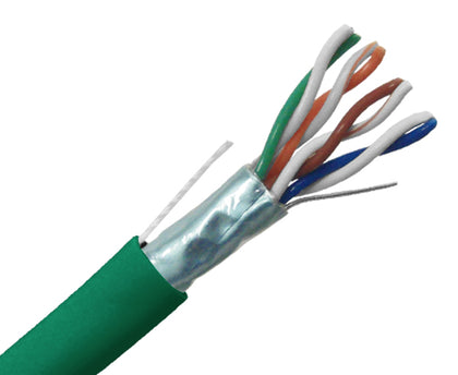 CAT5E Shielded Plenum Bulk Ethernet Cable, 1000Ft — Primus Cable