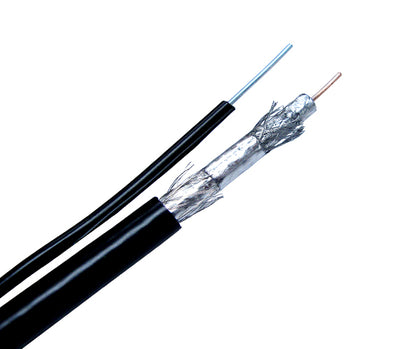 Sigma Wire & Cable, Bulk RG6 Coaxial Cable, Dual Shield, 60% Braid