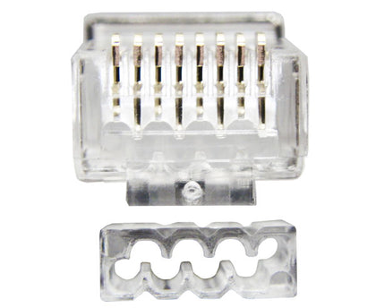 Connecteur RJ45 blindé Cat. 6 AWG23 avec insert Solarix KRJS45/6ASLD  (l'unité)