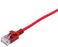 CAT6 Ethernet Patch Cable, Slim, Snagless Molded Boot, 28 AWG, RJ45 - RJ45, 1.5FT Red