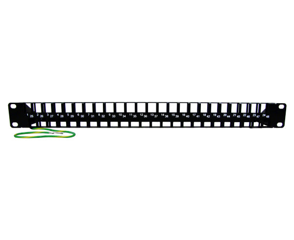 48 port blank patch panel