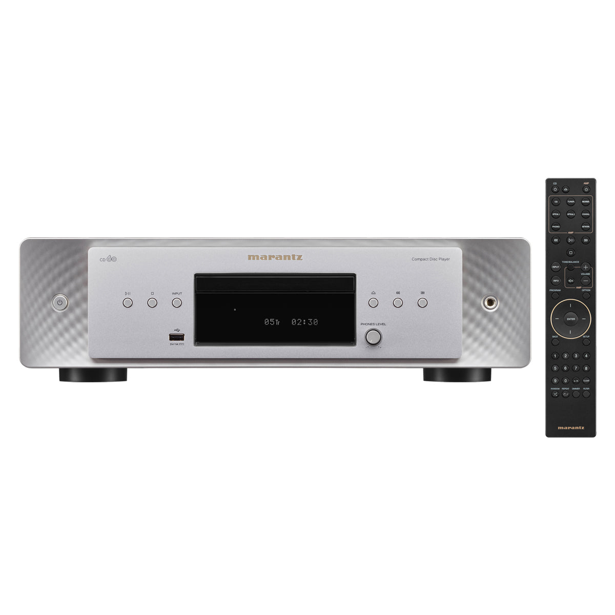 Marantz CD6007 CD Player Silver/Gold | The Audio Experts