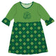 Monogram Green Plaid Amy Dress Three Quarter Sleeve - Wimziy&Co.