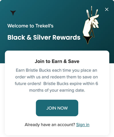 Trekell Bristle Bucks Rewards Program