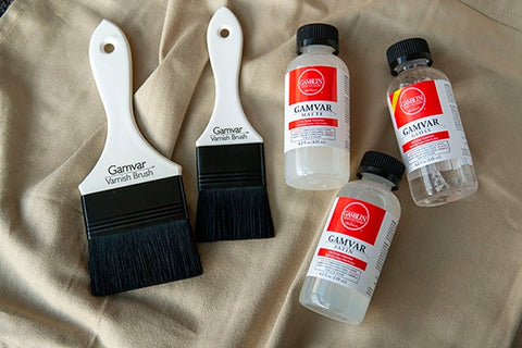 Varnishing Artwork: Step-by-Step Guide  Trekell Brushes & Gamvar – Trekell  Art Supplies