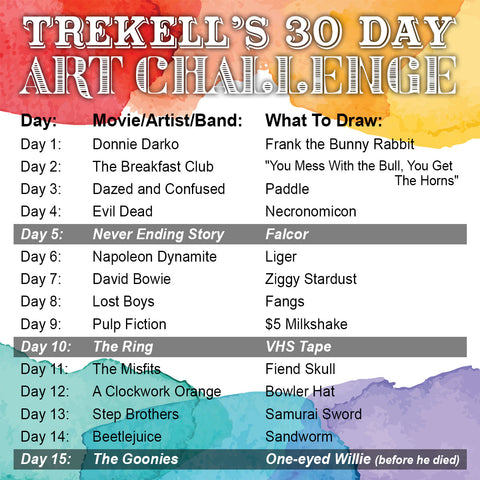 Trekell’s Great 30 Day Art Challenge | Trekell Art Supply