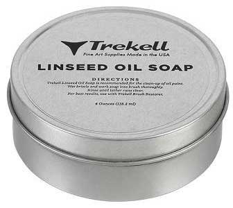 Trekell Linseed Oil Soap - Premium Cleaner for Oil Paint - 4oz