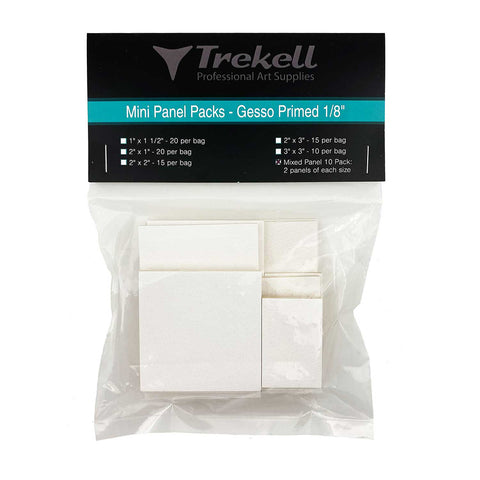 Trekell Mini Panel Packs Baltic Birch Acrylic Gesso 