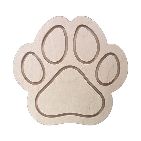 Trekell Art Supplies Paw Print Floater 1/2" Baltic Birch Panel