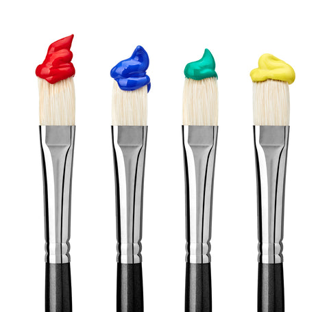 Big Paint Brushes has the feature: Extra thick for added coverage