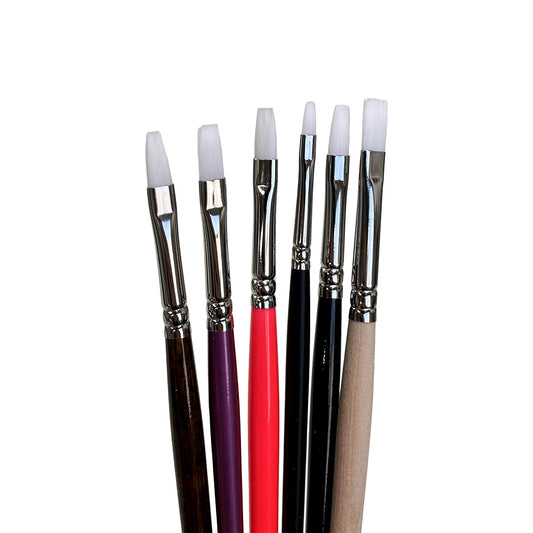 Trekell Protégé Synthetic Kolinsky Brush - Short Handle Protégé Round - 7500 Series / 2