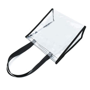 Nice and Great 12" Clear Tote NFL Stadium Approved See Through Tote PGA Compliant Transparent Snack Bag - k-cliffs