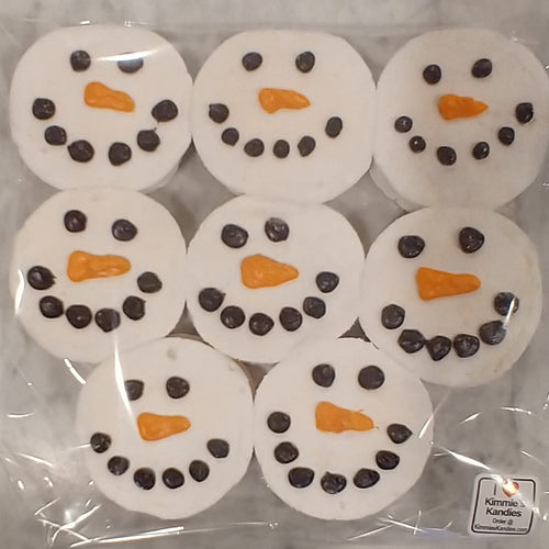 Snowman Marshmallow Hot Chocolate Toppers