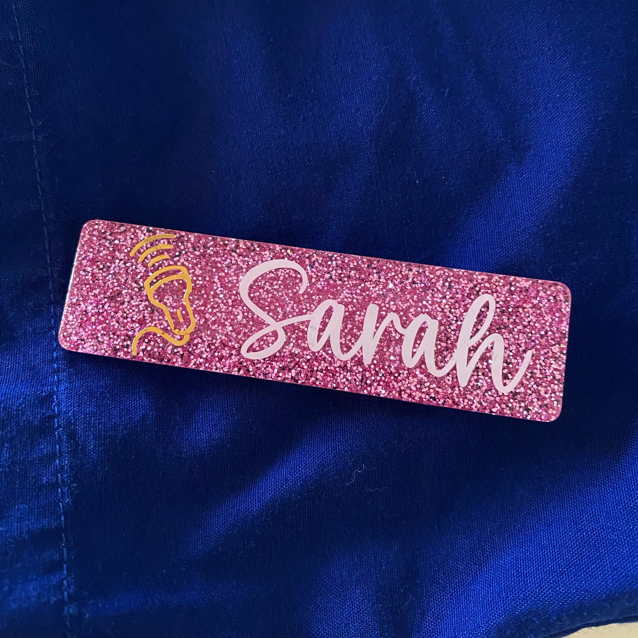 sarah name tag