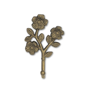 Mythra Golden Flower Cast Iron Wall Hook - The 19th Collective