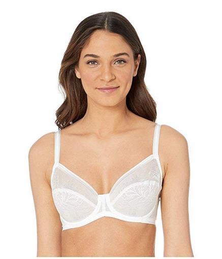 NWT Wacoal 34D Net Effect Underwire Bra 851340 White 94203 – BigDaddysMoney