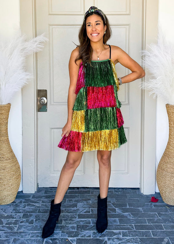 Mardi Gras Tiered Tinsel Fringe Skirt (Each) – Mardi Gras Spot