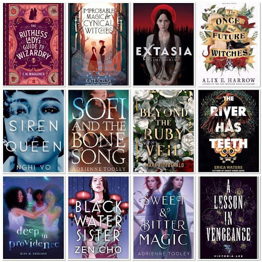 Covers of SFF Books with Sapphic and Lesbian Characters