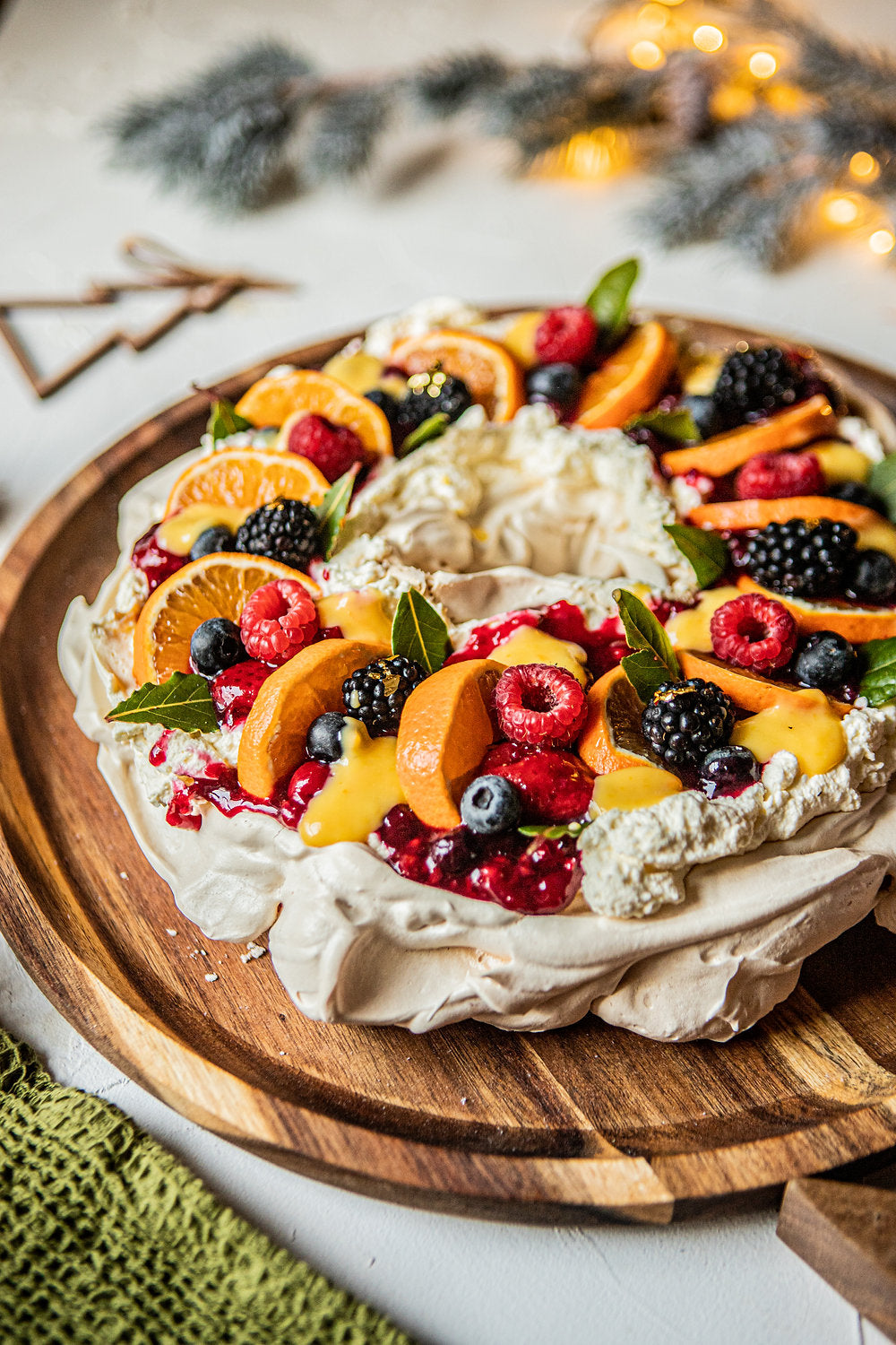 Christmas pavlova