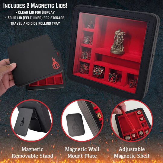 Character Shrine-RPG Dice and Miniature Traveling Display Case
