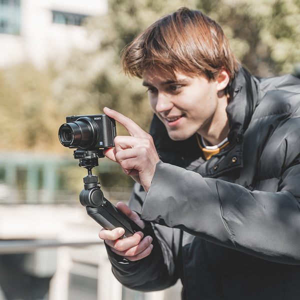 Mantispod Vlog Tripod Selfie in den Landschaftsmodus