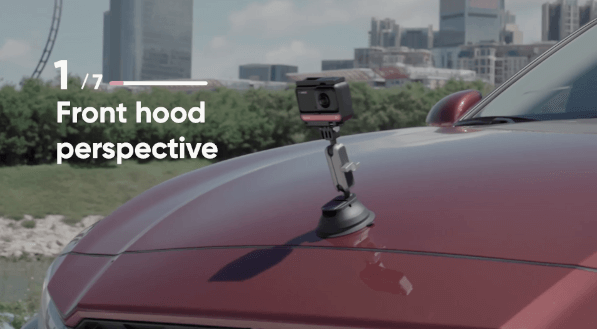 【Front hood perspective】