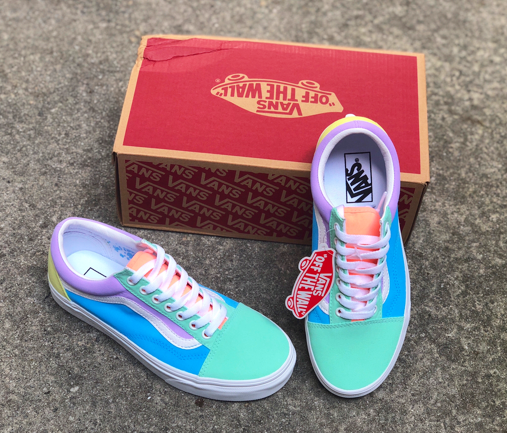 Pastel Colored Custom Old School Vans – The Good Vixen