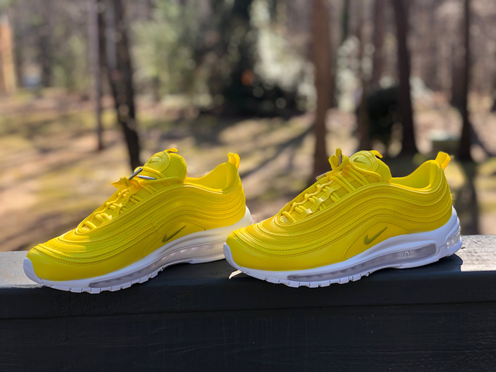 custom yellow air max 97